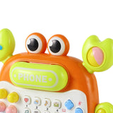 Parent Child Interactive Toy Mobile Phone for Children 3 Years Old orange