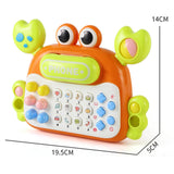 Parent Child Interactive Toy Mobile Phone for Children 3 Years Old orange