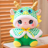 Plush Dragon Doll Soft Dragon Stuffed Toy for New Year Gift Home Decorations