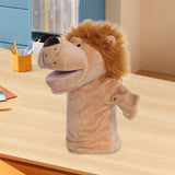 Animal Hand Puppet Sensory Toy Funny Practicing Education Toy Game Plush Toy Lion