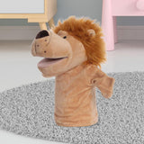 Animal Hand Puppet Sensory Toy Funny Practicing Education Toy Game Plush Toy Lion