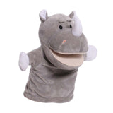 Animal Hand Puppet Sensory Toy Funny Practicing Education Toy Game Plush Toy Rhino