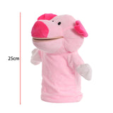 Animal Hand Puppet Sensory Toy Funny Practicing Education Toy Game Plush Toy Pink