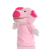 Animal Hand Puppet Sensory Toy Funny Practicing Education Toy Game Plush Toy Pink