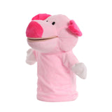 Animal Hand Puppet Sensory Toy Funny Practicing Education Toy Game Plush Toy Pink