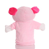 Animal Hand Puppet Sensory Toy Funny Practicing Education Toy Game Plush Toy Pink