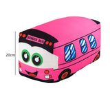 Plush School Bus Toy Bedtime Companions Cuddly Party Favors Cartoon for Kids 20cm