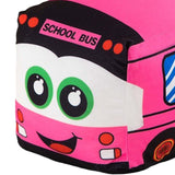 Plush School Bus Toy Bedtime Companions Cuddly Party Favors Cartoon for Kids 20cm