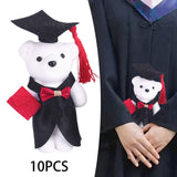 Plush Bear Doll Neck Cushion Creative Lifelike Comfortable Animals Plush Toy