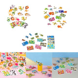 3D Cartoon Puzzles Preschool Smooth Surface Learn Activities Montessori Toys animal