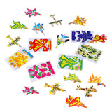 3D Cartoon Puzzles Preschool Smooth Surface Learn Activities Montessori Toys plane