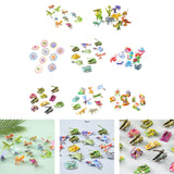 10 Pieces Craft DIY 3D Puzzle Learning Activities Montessori Toys for Babies Insect