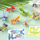 10 Pieces Craft DIY 3D Puzzle Learning Activities Montessori Toys for Babies Insect