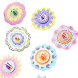 Maxbell 10 Pieces Craft DIY 3D Puzzle Learning Activities Montessori Toys for Babies Gyro