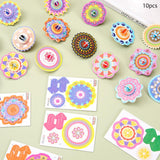 Maxbell 10 Pieces Craft DIY 3D Puzzle Learning Activities Montessori Toys for Babies Gyro