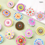 Maxbell 10 Pieces Craft DIY 3D Puzzle Learning Activities Montessori Toys for Babies Gyro