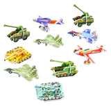 10 Pieces Craft DIY 3D Puzzle Learning Activities Montessori Toys for Babies Aircraft Tanks