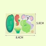 10 Pieces Craft DIY 3D Puzzle Learning Activities Montessori Toys for Babies Number