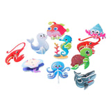 10 Pieces Craft DIY 3D Puzzle Learning Activities Montessori Toys for Babies Underwater World