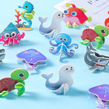 10 Pieces Craft DIY 3D Puzzle Learning Activities Montessori Toys for Babies Underwater World