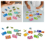 10x DIY 3D Puzzles Preschool Learning Activities Tank Plane Puzzles for Baby Tank