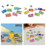 10x DIY 3D Puzzles Preschool Learning Activities Tank Plane Puzzles for Baby Tank