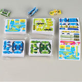 10x DIY 3D Puzzles Preschool Learning Activities Tank Plane Puzzles for Baby Tank