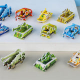 10x DIY 3D Puzzles Preschool Learning Activities Tank Plane Puzzles for Baby Tank