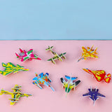 Maxbell 10x DIY 3D Puzzles Preschool Learning Activities Tank Plane Puzzles for Baby Plane