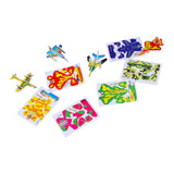 Maxbell 10x DIY 3D Puzzles Preschool Learning Activities Tank Plane Puzzles for Baby Plane
