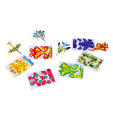 Maxbell 10x DIY 3D Puzzles Preschool Learning Activities Tank Plane Puzzles for Baby Plane