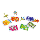 Maxbell 10x DIY 3D Puzzles Preschool Learning Activities Tank Plane Puzzles for Baby Plane