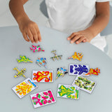 Maxbell 10x DIY 3D Puzzles Preschool Learning Activities Tank Plane Puzzles for Baby Plane