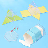 12x Geometric Shapes 3D Geometric Solids for Elementary School Supplies Home