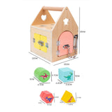 Maxbell Montessori Lock Box Toys Matching Sensory Board for 1 Year Old Children Baby