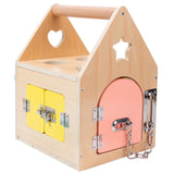 Maxbell Montessori Lock Box Toys Matching Sensory Board for 1 Year Old Children Baby