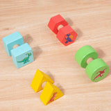 Maxbell Montessori Lock Box Toys Matching Sensory Board for 1 Year Old Children Baby