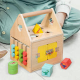 Maxbell Montessori Lock Box Toys Matching Sensory Board for 1 Year Old Children Baby