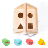 Maxbell Montessori Lock Box Toys Matching Sensory Board for 1 Year Old Children Baby