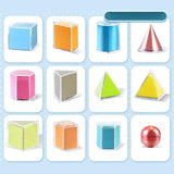 Maxbell 3D Geometric Shapes Montessori Toys for Kids Home School Supplies Babies