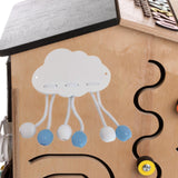 Montessori Busy Board DIY Material Sensory Board Parts Boys Preschool Travel clouds