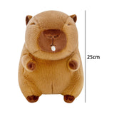 Plush Capybara Doll Collectible Soft Bubble Capybara Plus Toy for Gifts Kids 25cm