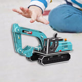 Creative DIY Model Building Kit DIY Jigsaw Toys for Boys Girls Children Kids S Excavator