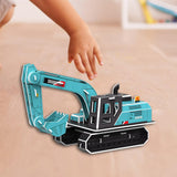 Creative DIY Model Building Kit DIY Jigsaw Toys for Boys Girls Children Kids S Excavator