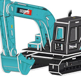 Creative DIY Model Building Kit DIY Jigsaw Toys for Boys Girls Children Kids L Excavator