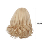 Doll Hair Wig Soft Doll Accessories Curly Replacement Wig Handcraft Doll Wig