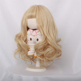 Doll Hair Wig Soft Doll Accessories Curly Replacement Wig Handcraft Doll Wig