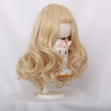 Doll Hair Wig Soft Doll Accessories Curly Replacement Wig Handcraft Doll Wig