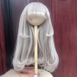 Maxbell Doll Hair Wig Fashion Doll Decor Replacement Wig Handmade Handcraft Doll Wig