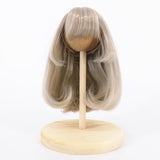 Maxbell Doll Hair Wig Fashion Doll Decor Replacement Wig Handmade Handcraft Doll Wig